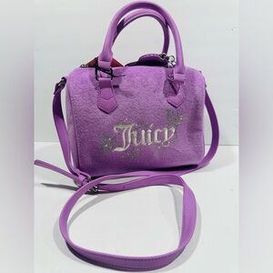 Juicy Couture Purple Satchel with Gold Branding